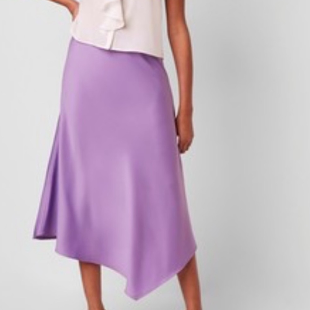 Large French Connection Lavender Slip Skirt